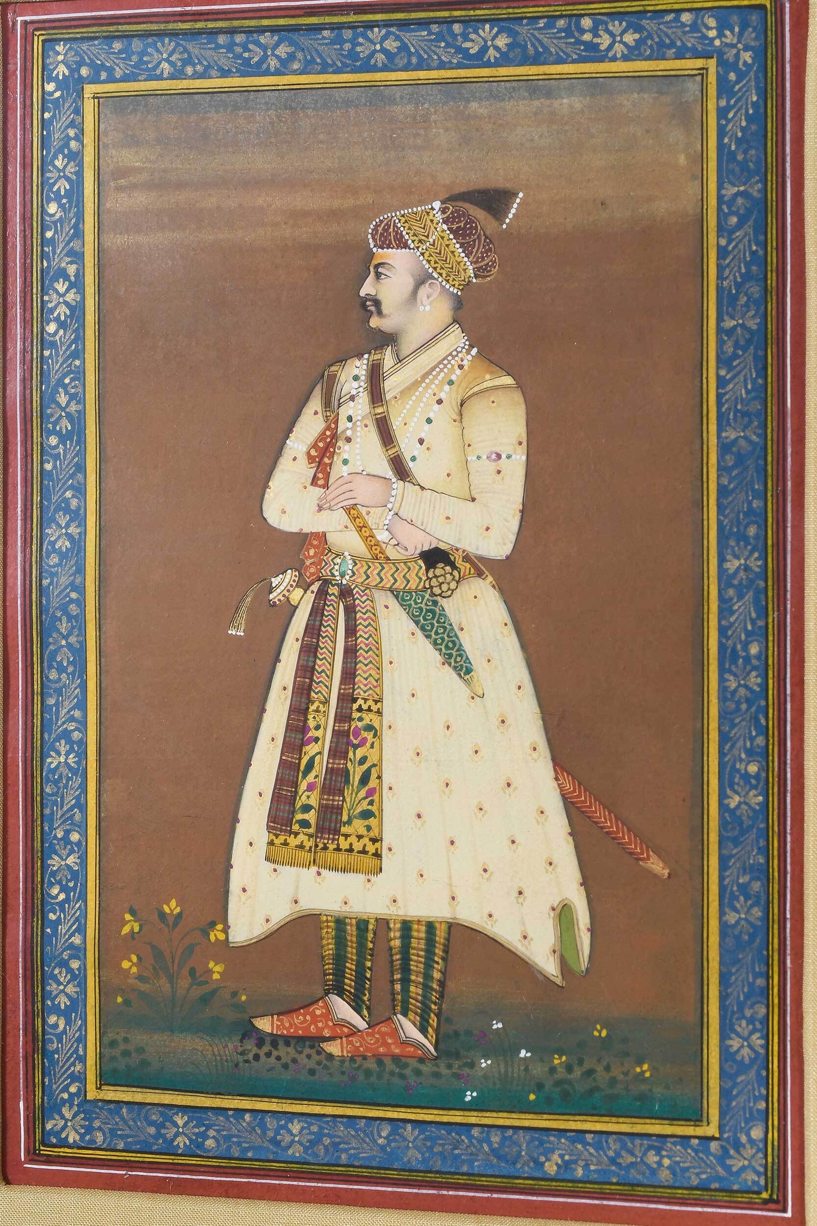 Indian School, 18th Century | A Mughal Emperor | MutualArt