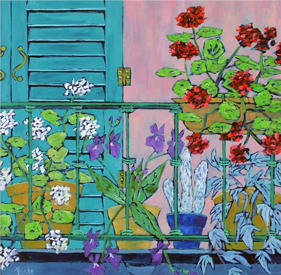 Pink Balcony by Patrick Viale