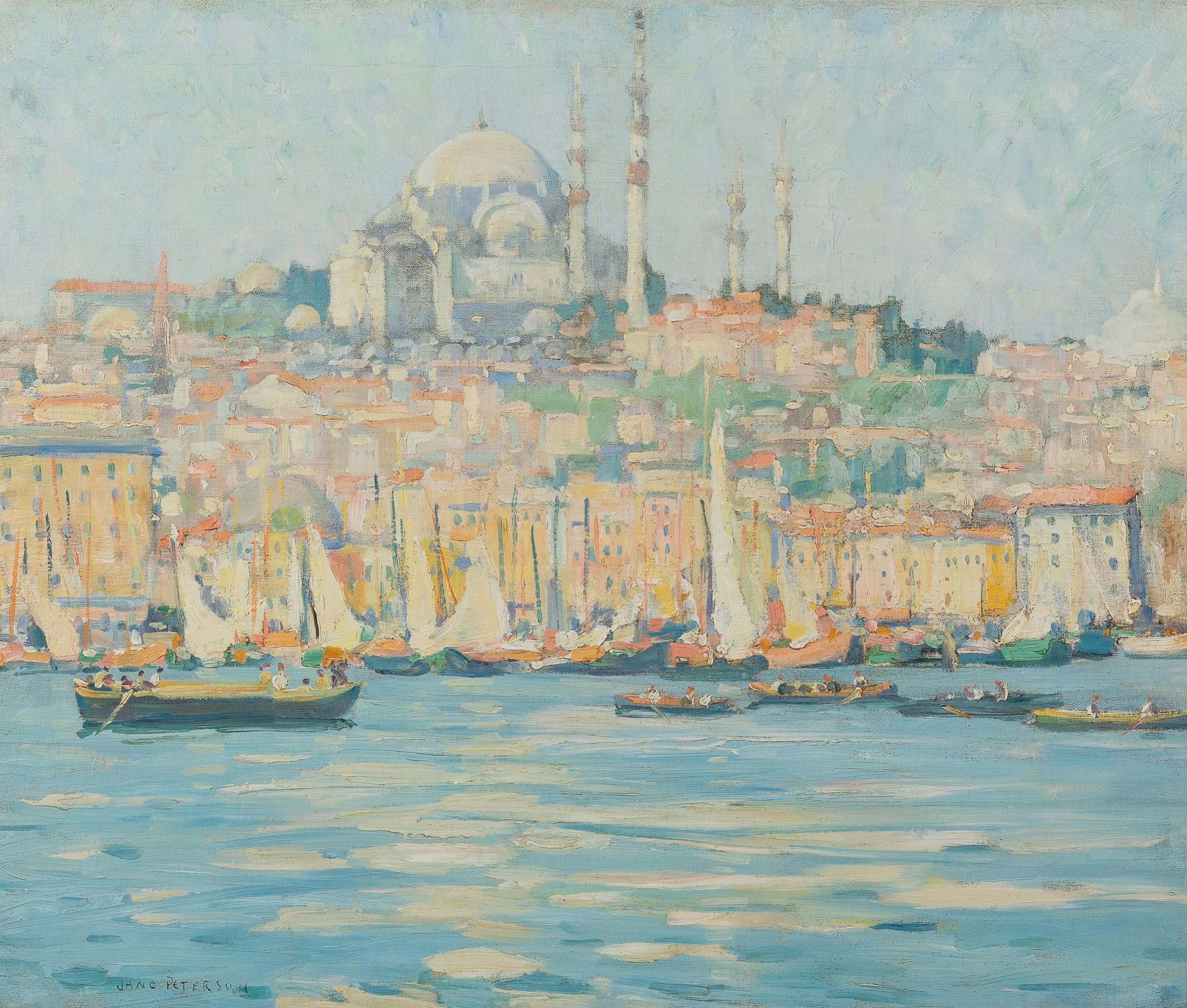 Jane Peterson | Harbor at Istanbul | MutualArt