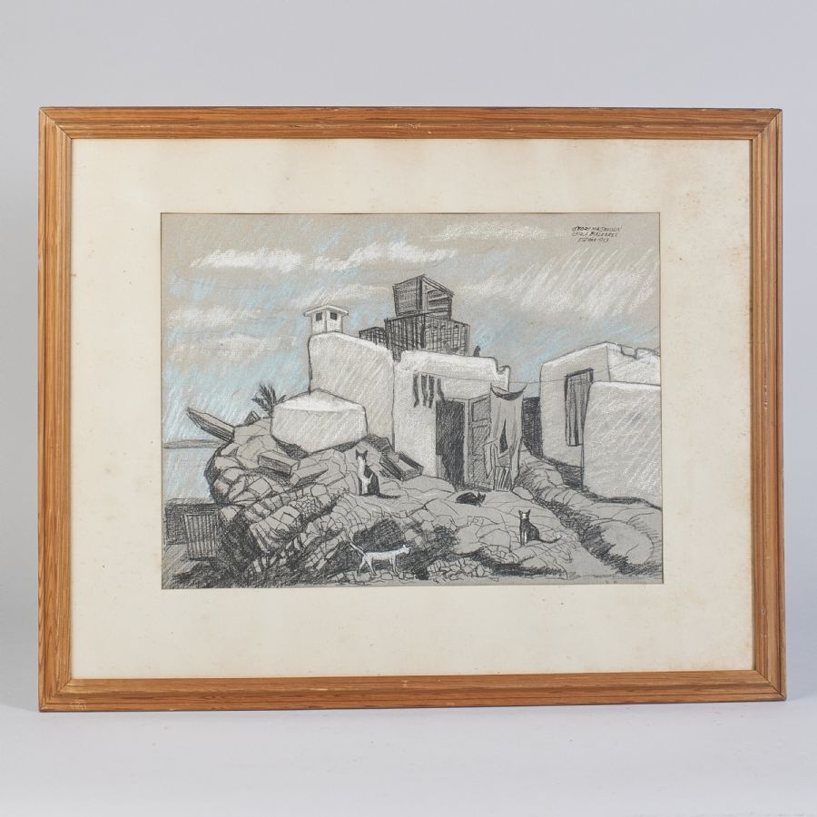 Artwork by Georg Magnusson, Baleares, Made of Mixed media