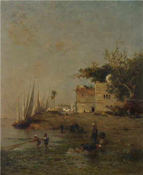 Les pêcheurs sur le Nil