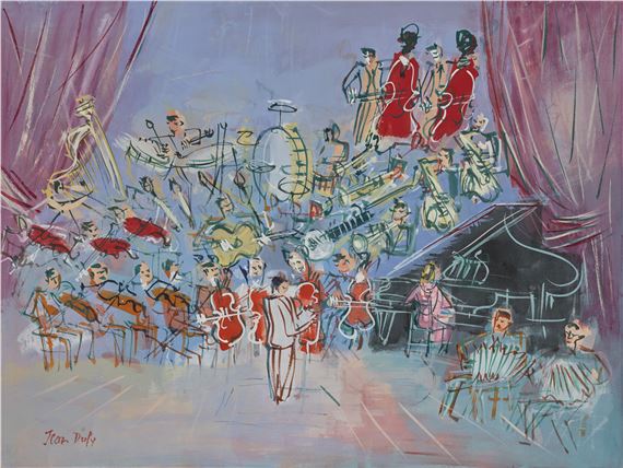L'Orchestre by Jean Dufy, circa 1955