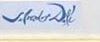 Salvador Dalí signature.