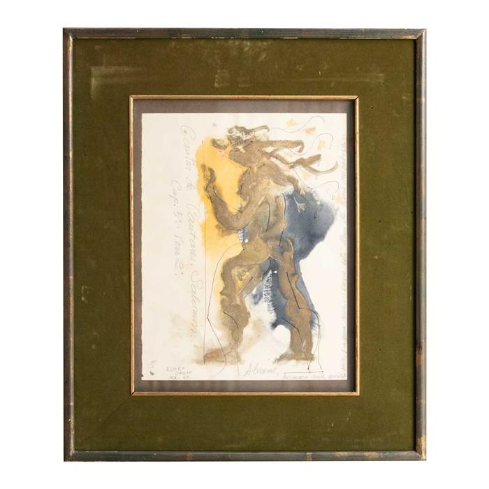 Artwork by Elvira Gascón, Ábreme, hermana mía, amiga mía, paloma mía...porque esta llena de rocío mi cabeza, Made of Mixed on paper