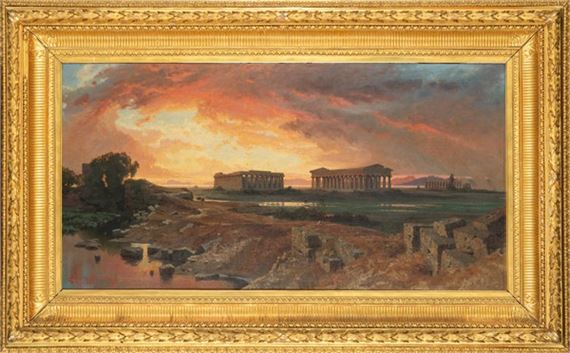 Paestum by Karl Lindemann - Frommel, 1873