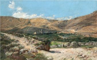 View of San Lorenzo from El Escorial - Felix Borrel Vidal