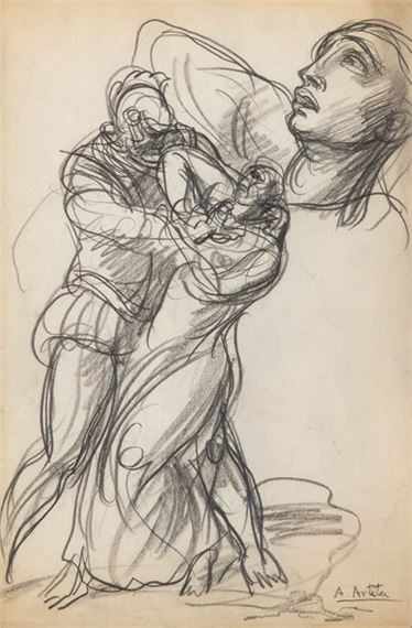 Character study by Aurelio Bibiano de Arteta y Errasti