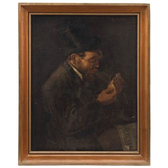 UN PARROQUIANO (anverso) NATURALEZA MUERTA (reverso) - Manuel Ocaranza