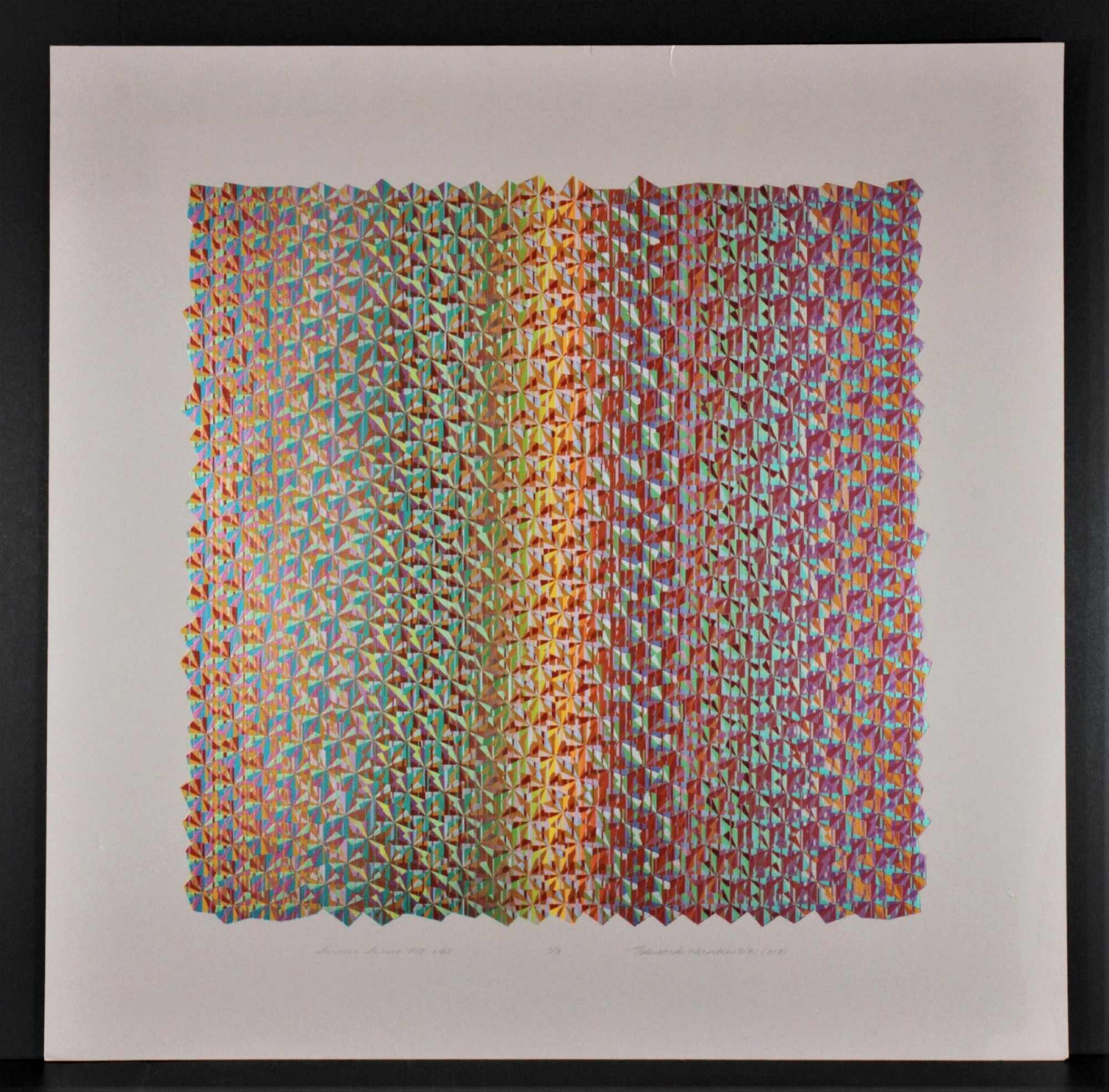 Artwork by Edward Hansen, SIROCCO SERIES NO. 143, Made of screenprint