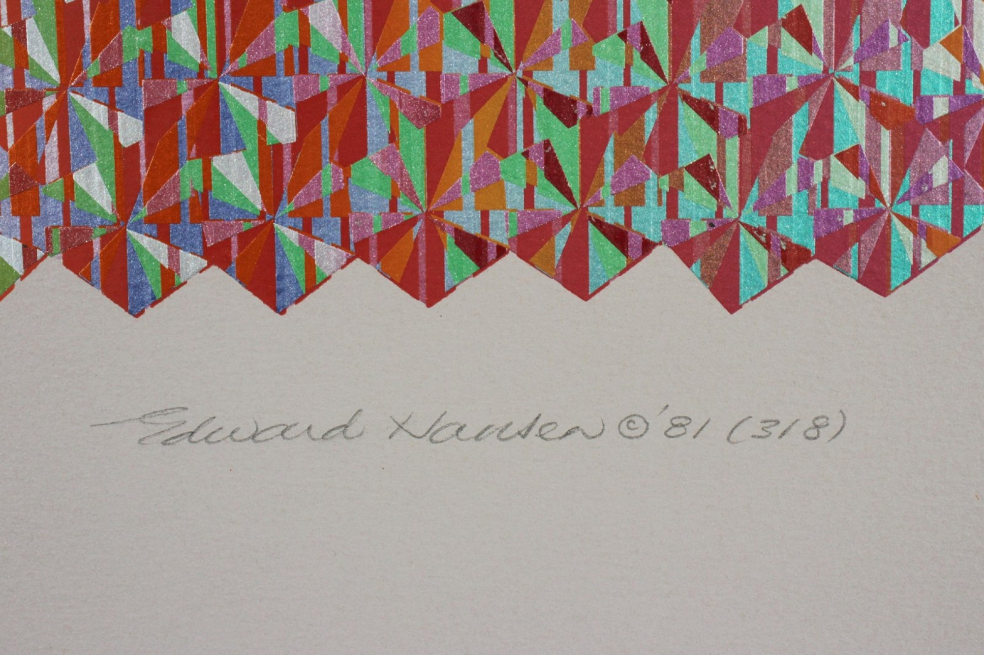 Artwork by Edward Hansen, SIROCCO SERIES NO. 143, Made of screenprint