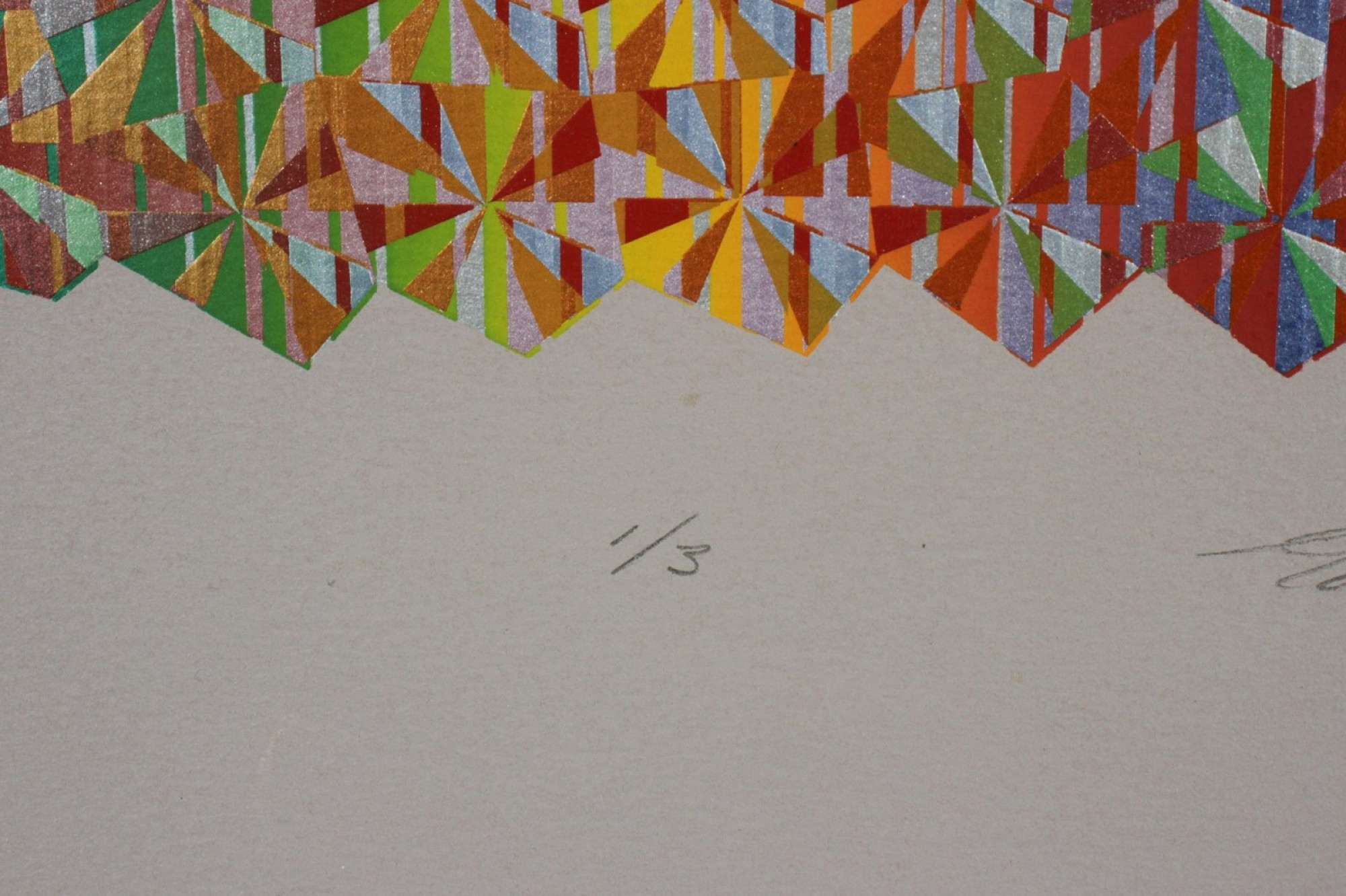 Artwork by Edward Hansen, SIROCCO SERIES NO. 143, Made of screenprint