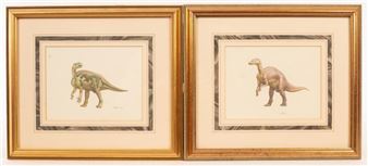 Muttaburrasaurus/Mandschurosaurus - John Sibbick