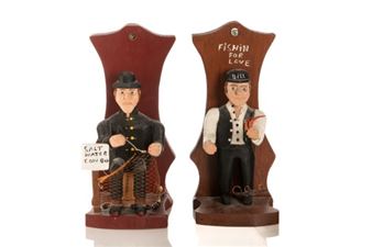 Two Nova Scotian Fisherman wall fixtures - Dominic J. Emberley