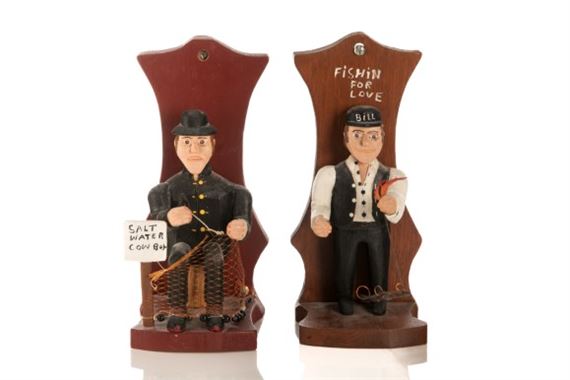 Two Nova Scotian Fisherman wall fixtures - Dominic J. Emberley