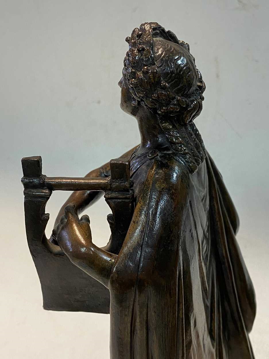 Artwork by Morelli & Rinaldi, model of Erato, Made of bronze