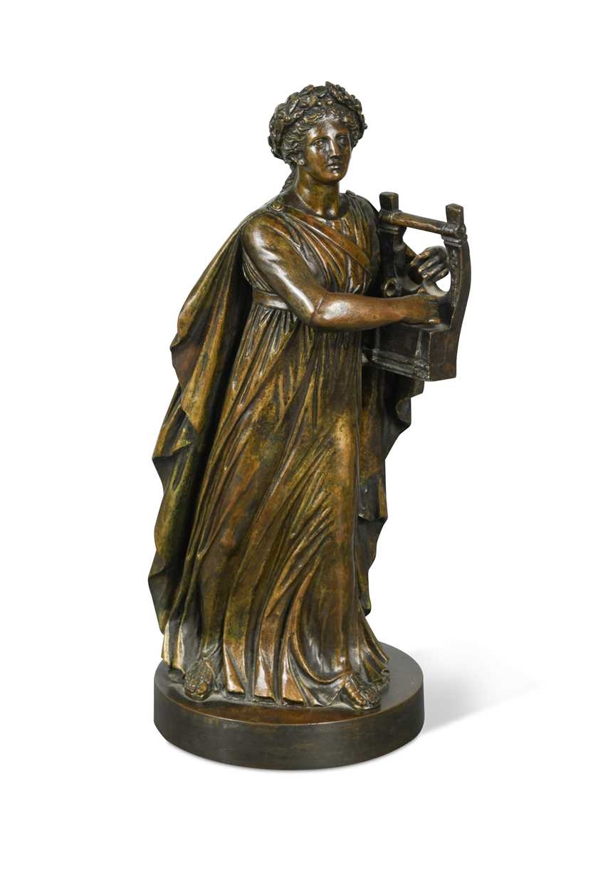 Artwork by Morelli & Rinaldi, model of Erato, Made of bronze