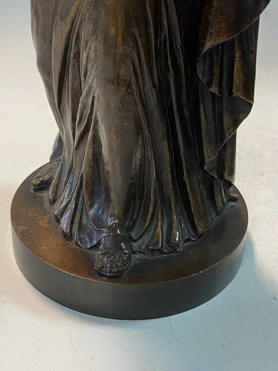 Artwork by Morelli & Rinaldi, model of Erato, Made of bronze