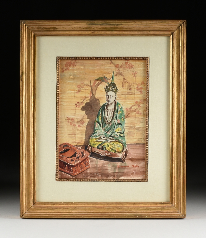 Eleanor Roth | Still Life of a Vanity Box and Figurine | MutualArt
