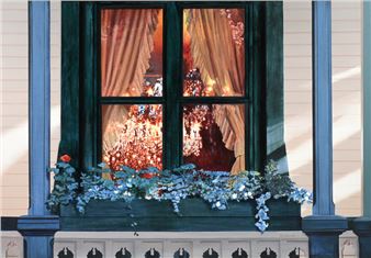 Chandelier in Window - Alice Dalton Brown