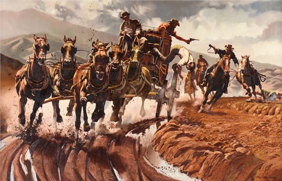 Attack on Stage by Oleg Stavrowsky, CIRCA 1975