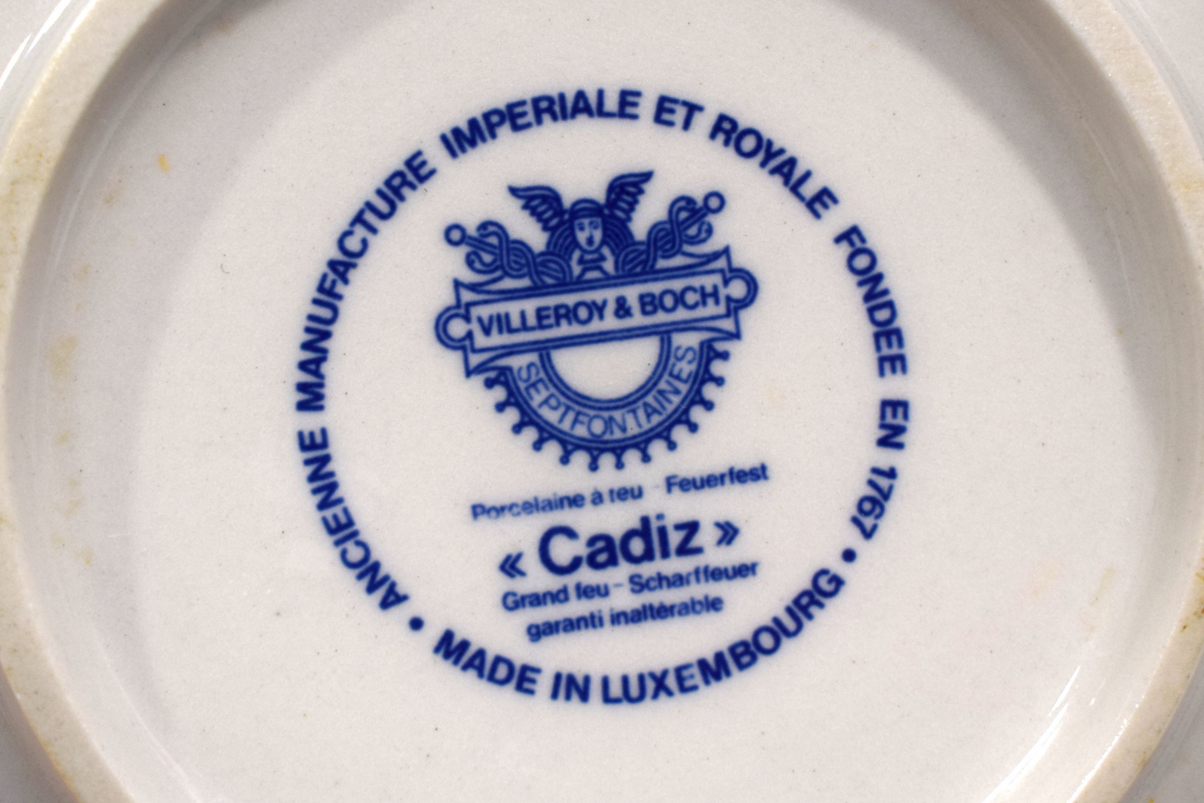 Artwork by Villeroy & Boch, Christine Reuter, Set of a Cadiz service drawn