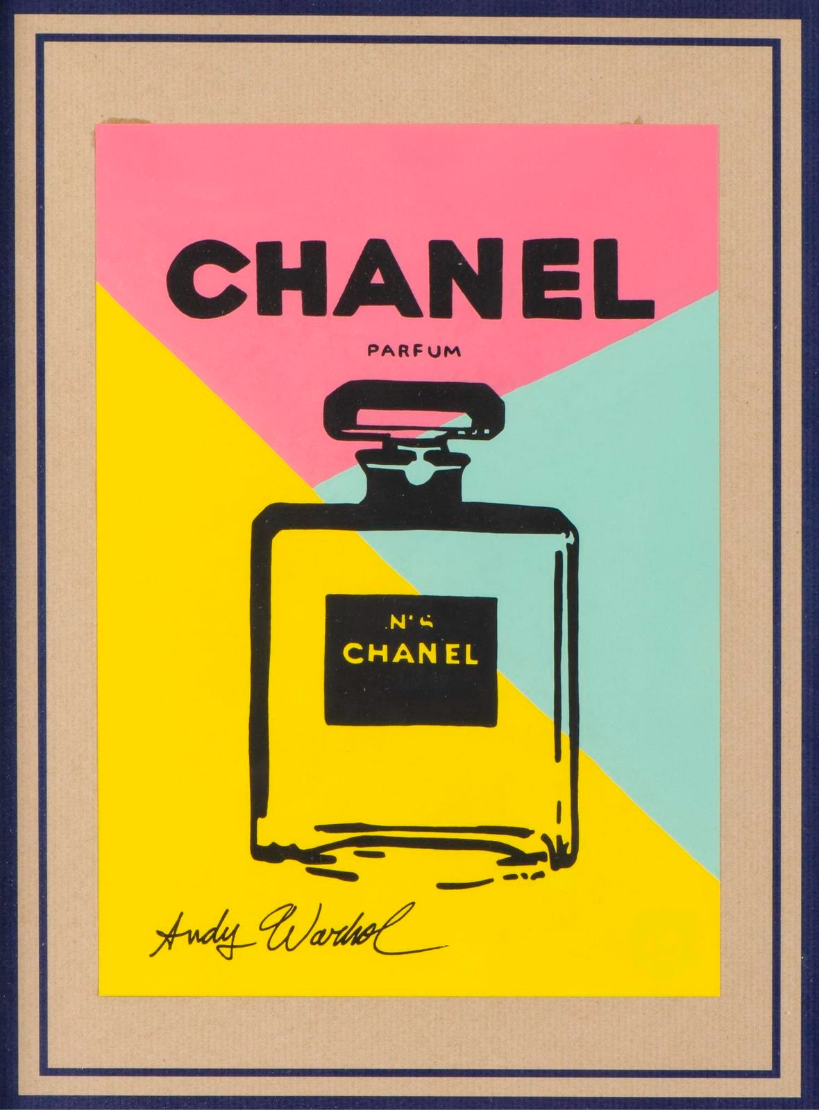 Artwork by Andy Warhol, Chanel, Made of gouache on paper
