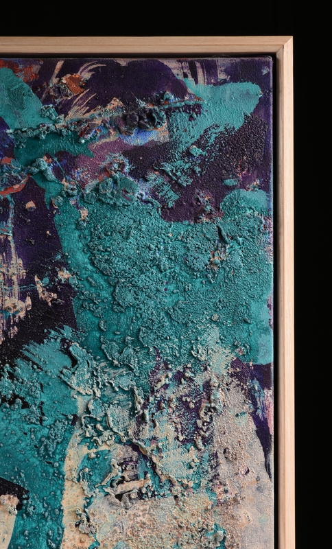 Artwork by James Groff, Ancient Mosaic, Made of oil and mixed media on canvas