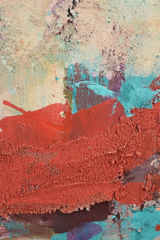 Artwork by James Groff, Ancient Mosaic, Made of oil and mixed media on canvas