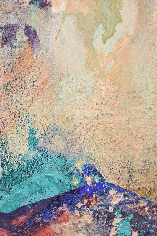 Artwork by James Groff, Ancient Mosaic, Made of oil and mixed media on canvas