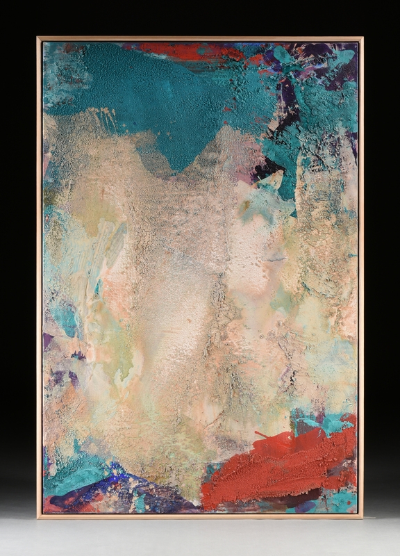 Artwork by James Groff, Ancient Mosaic, Made of oil and mixed media on canvas