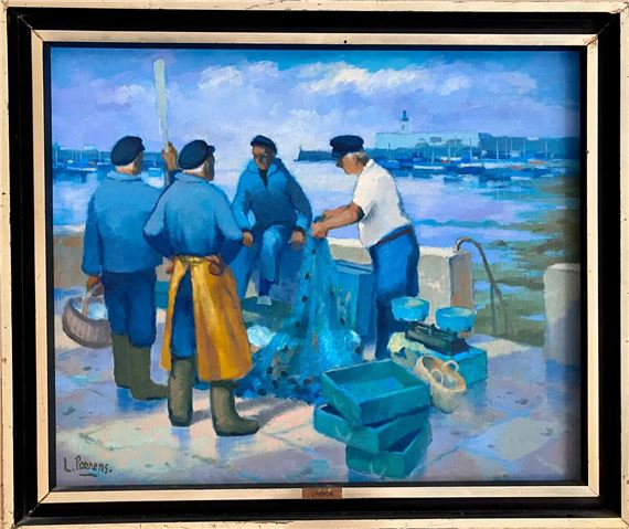 The fishermen by Louis Parrens