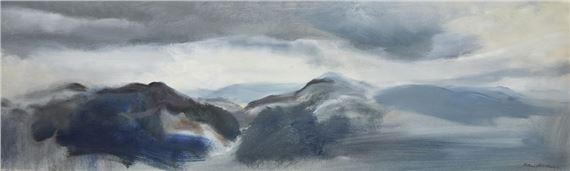 Blue-grey Hills by John Hitchens, 1969