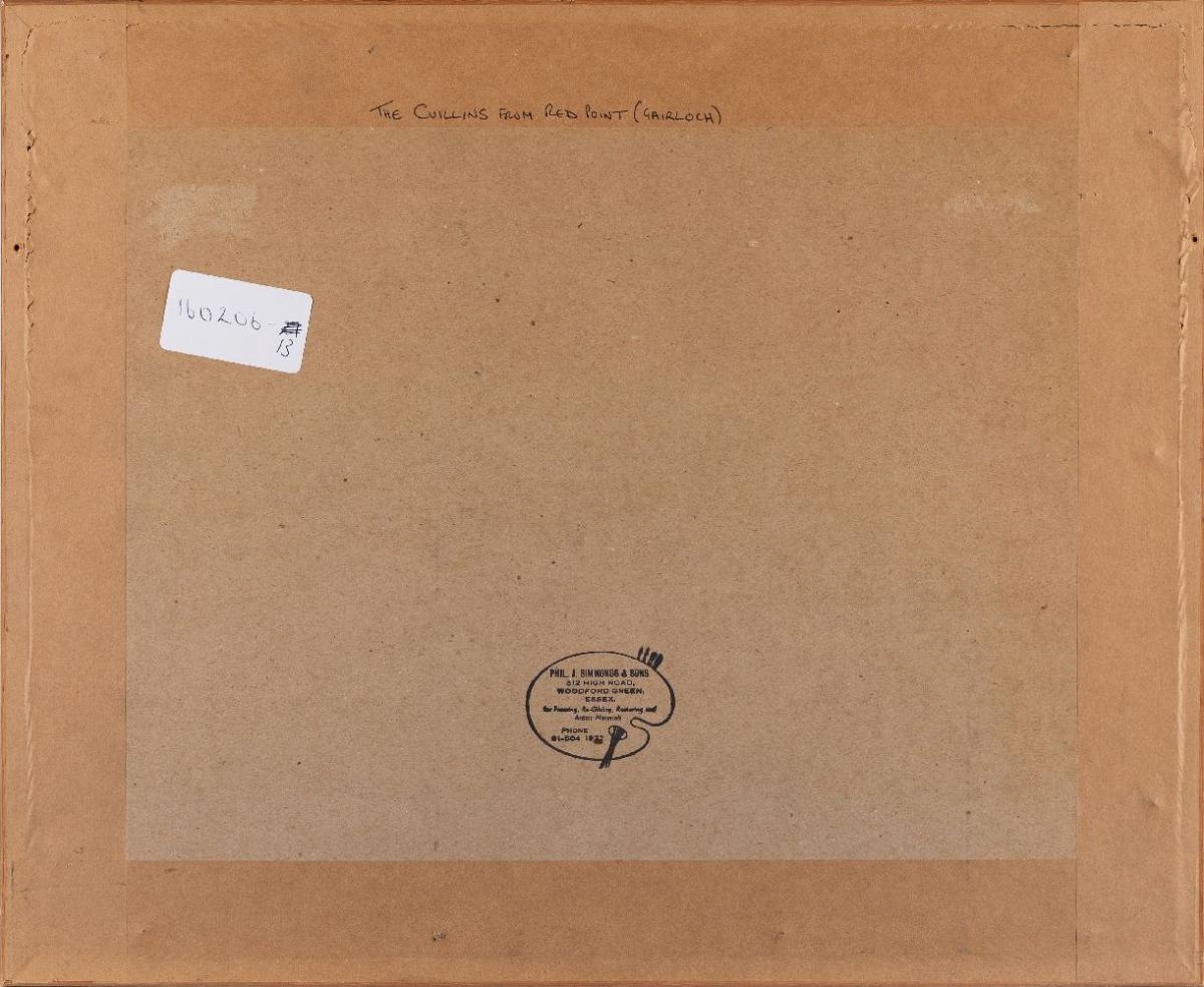 Edward Wesson The Cullins from Red Point (Gairloch) MutualArt