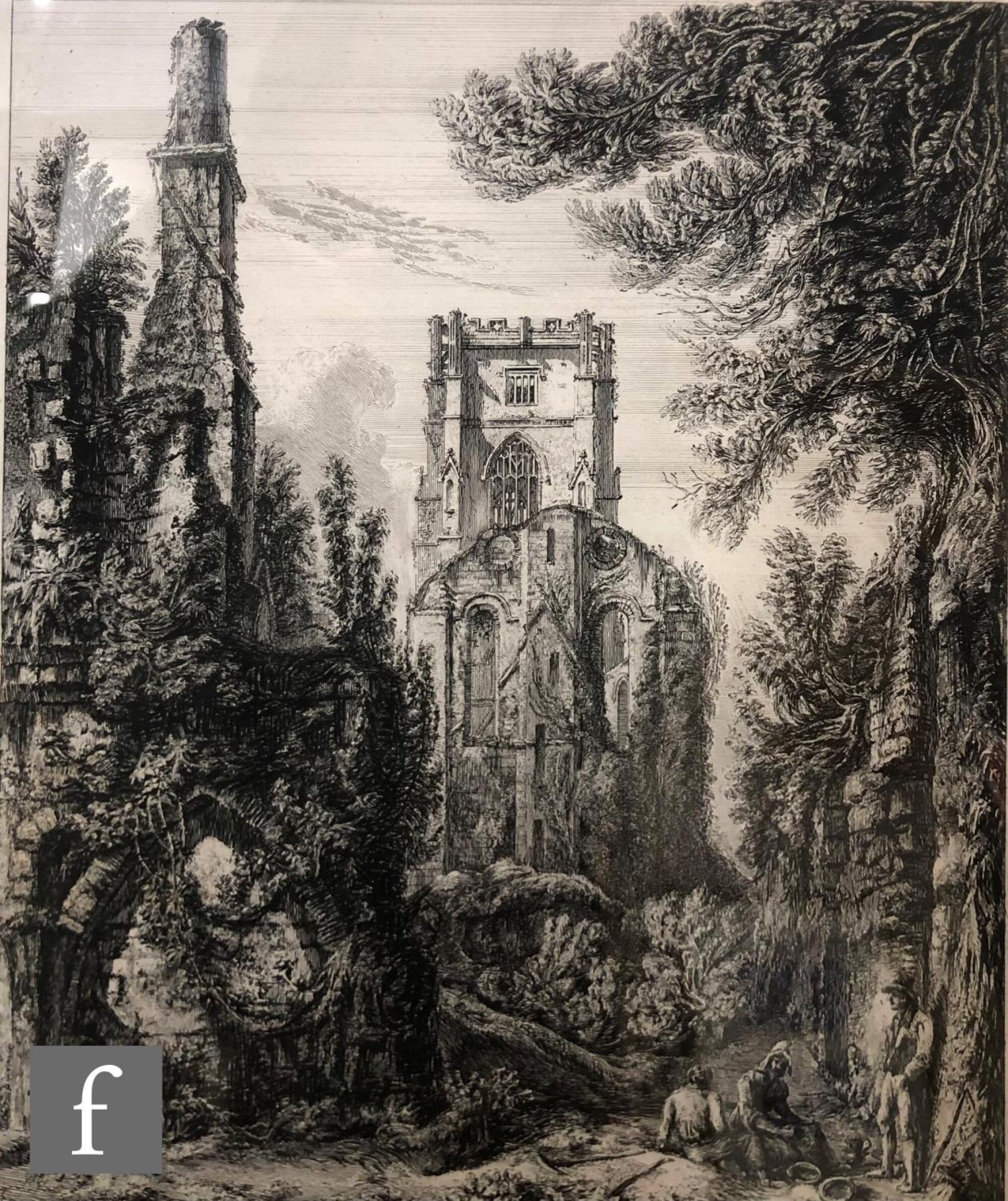 George Cuitt | 'Fountain's Abbey' (1822) | MutualArt