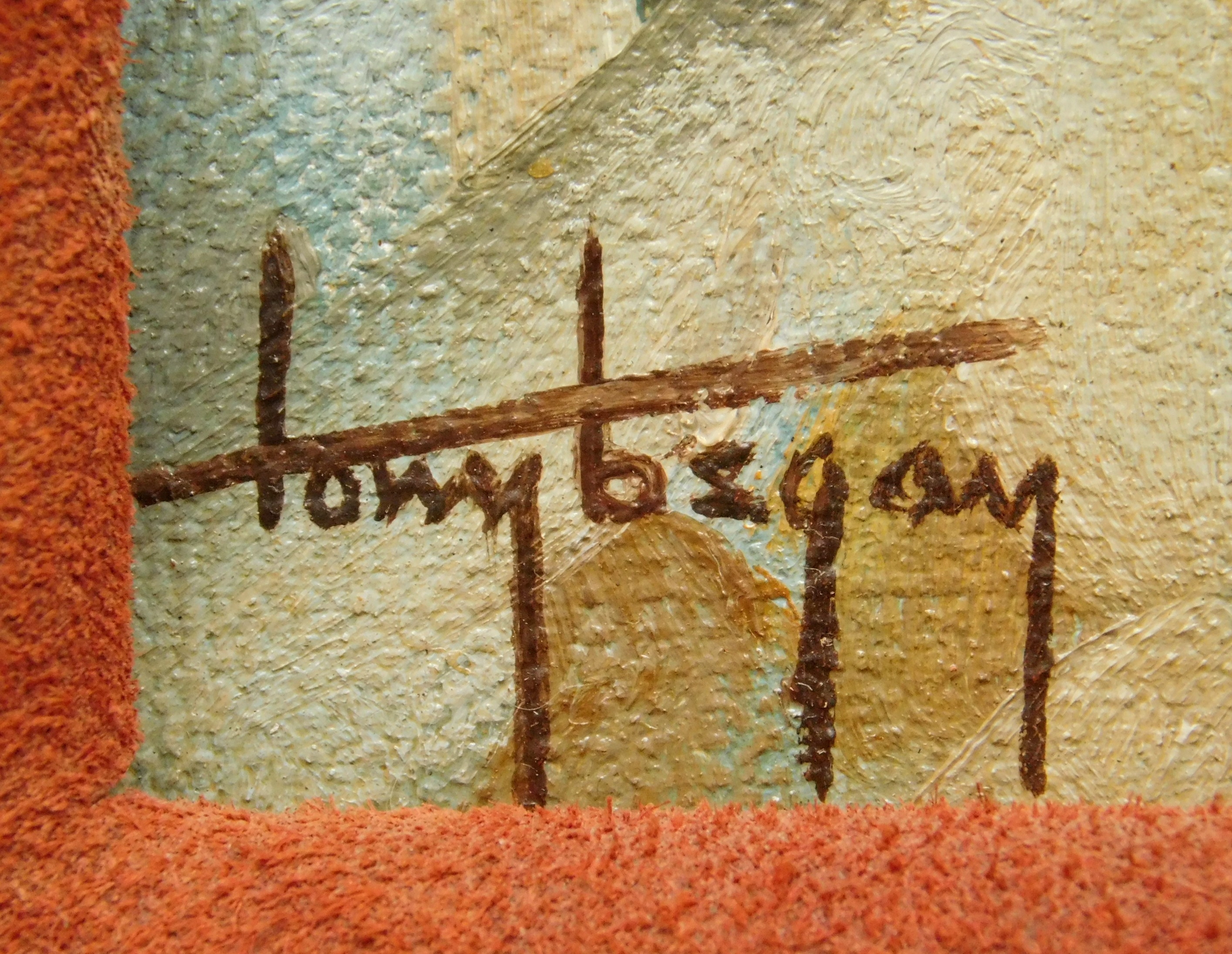 Artwork by Tony Begay, Old Navajo Man, Made of oil on canvas