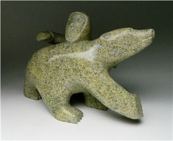 Man with Bear - Kakee Peter