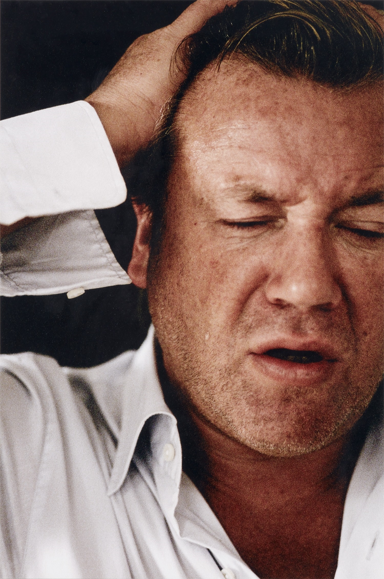 Artwork by Sam Taylor-Wood, Ray Winstone from Crying Men, Made of Chromogenic print.