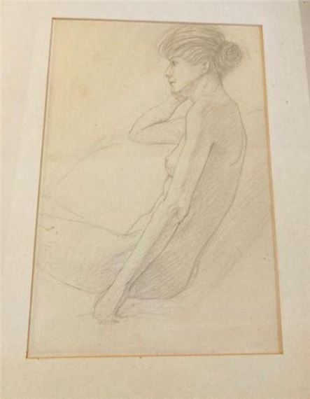Augustus Edwin John | pencil sketch from sketch book | MutualArt