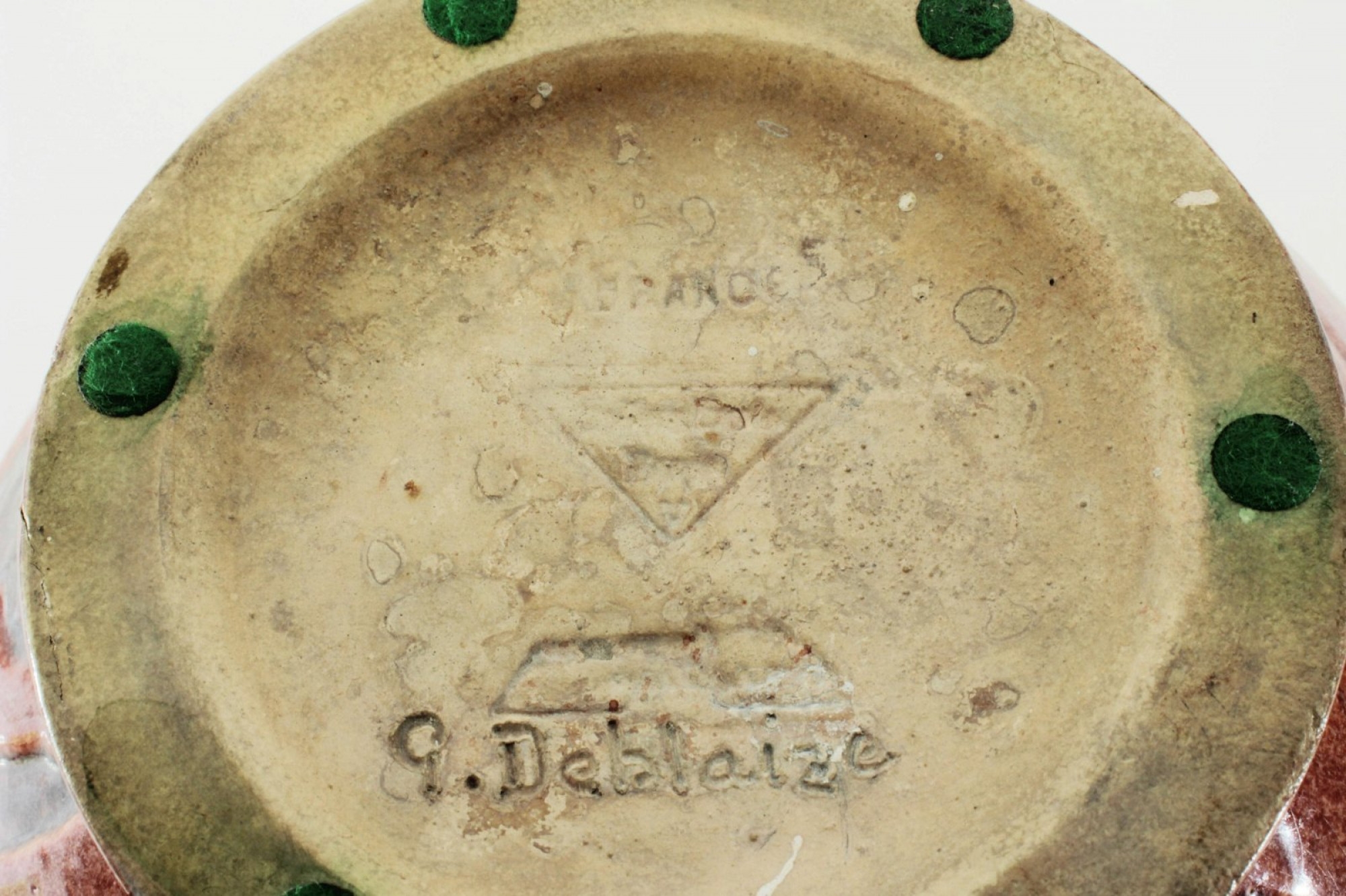 Artwork by Marcel Guillard, Gaston Deblaize, "La Sarabande" Vase