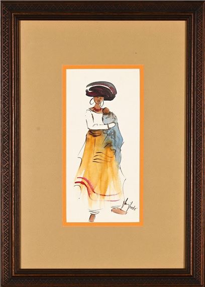 Xhosa Woman and Child by Jenny Jooste