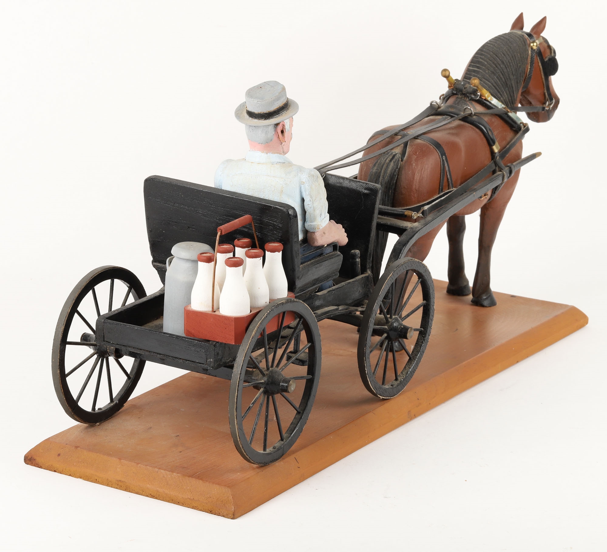 Lucien Légaré Horse Drawn Milk Wagon (Circa 1980) MutualArt