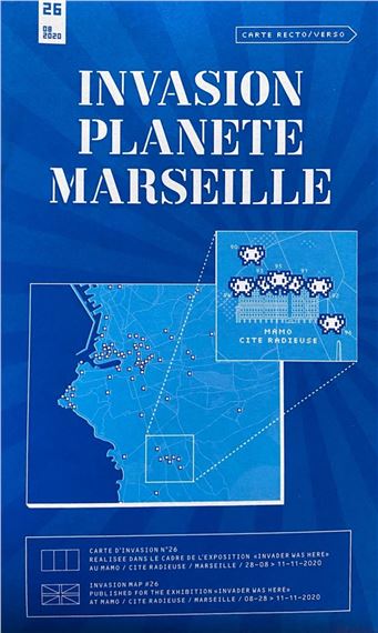 Space Invader | Invasion planète Marseille (Invasion map Marseille 