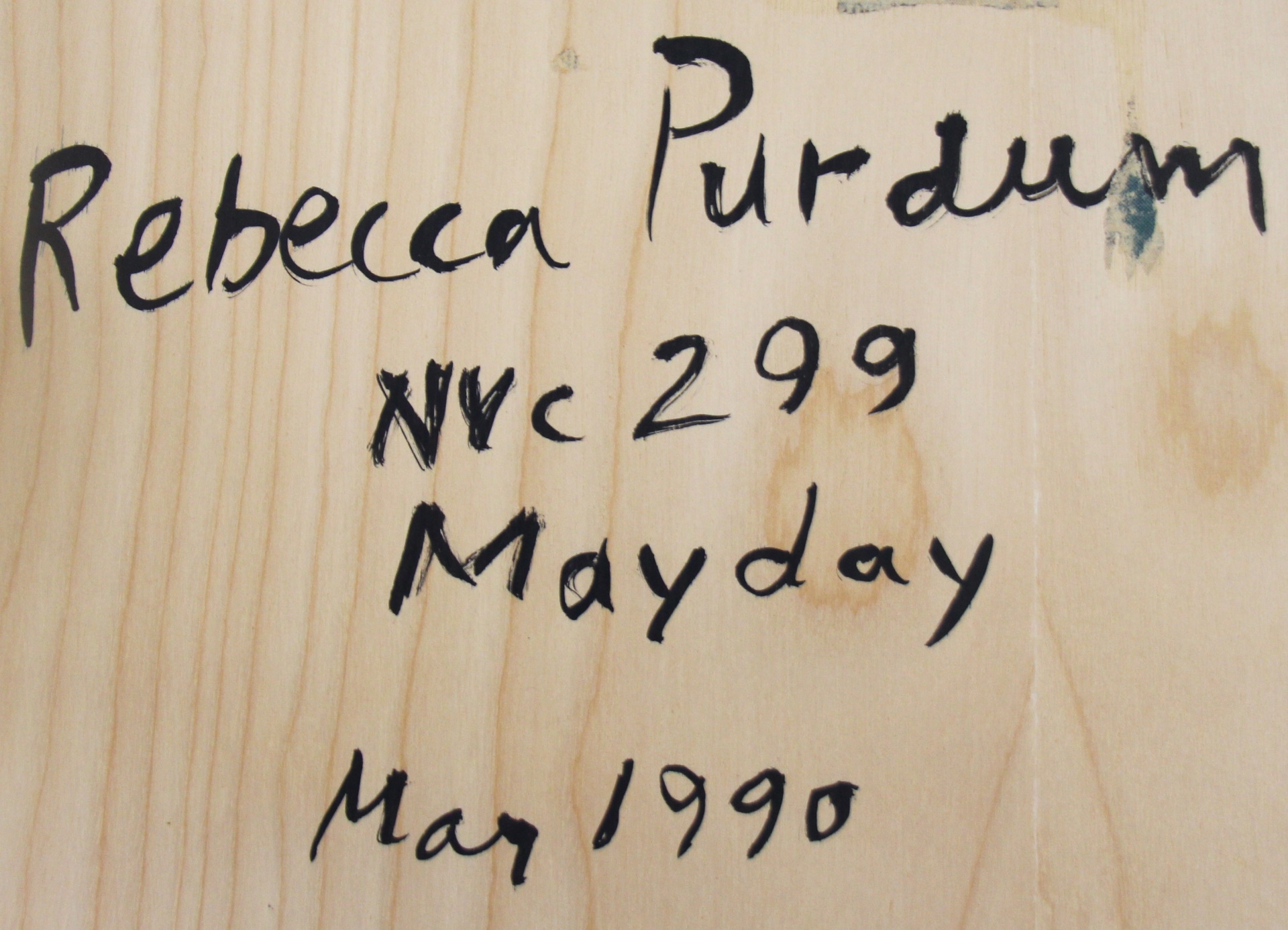 Rebecca Purdum | NYC 299 Mayday (1990) | MutualArt