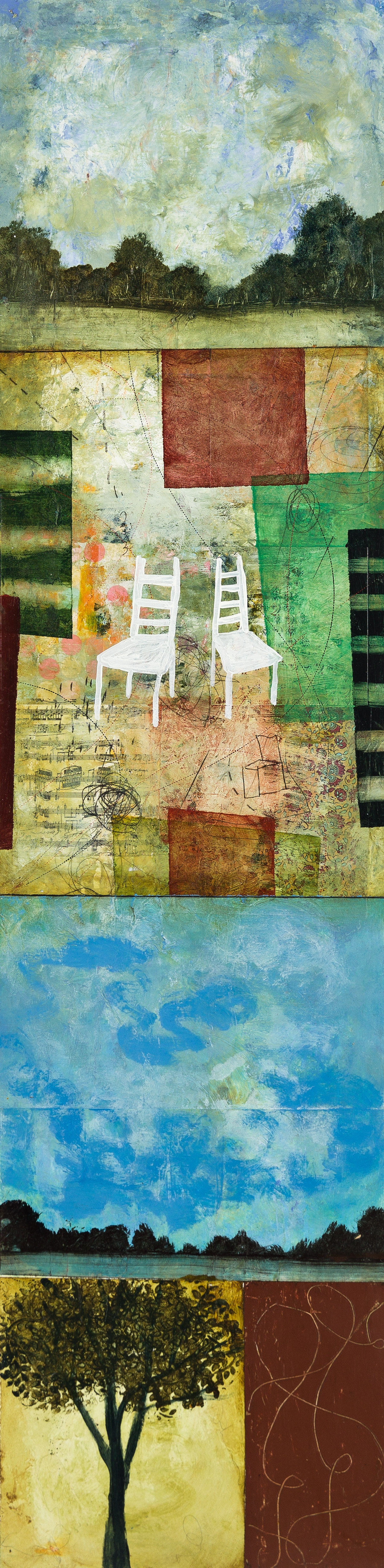 Artwork by Cheryl Warrick, Untitled., Made of Acrylic and ink on paper