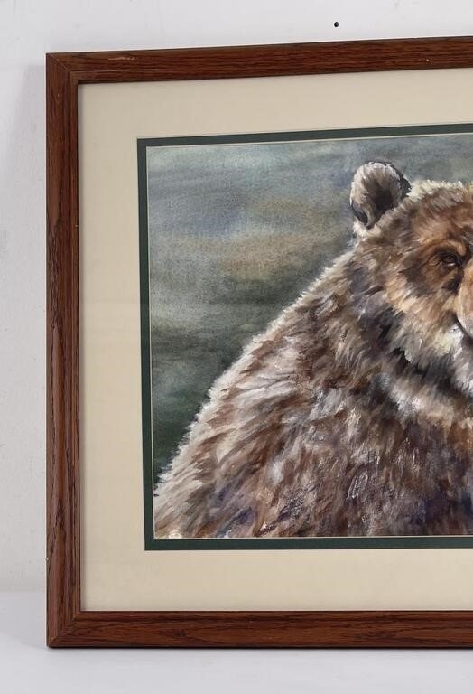 Artwork by Marjorie Harper, Montana  Bear, Made of Watercolor Painting