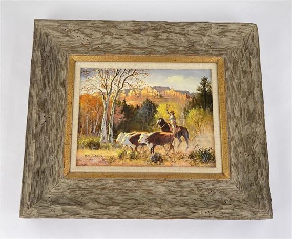 Cowboy  Painting by Bill Shaddix