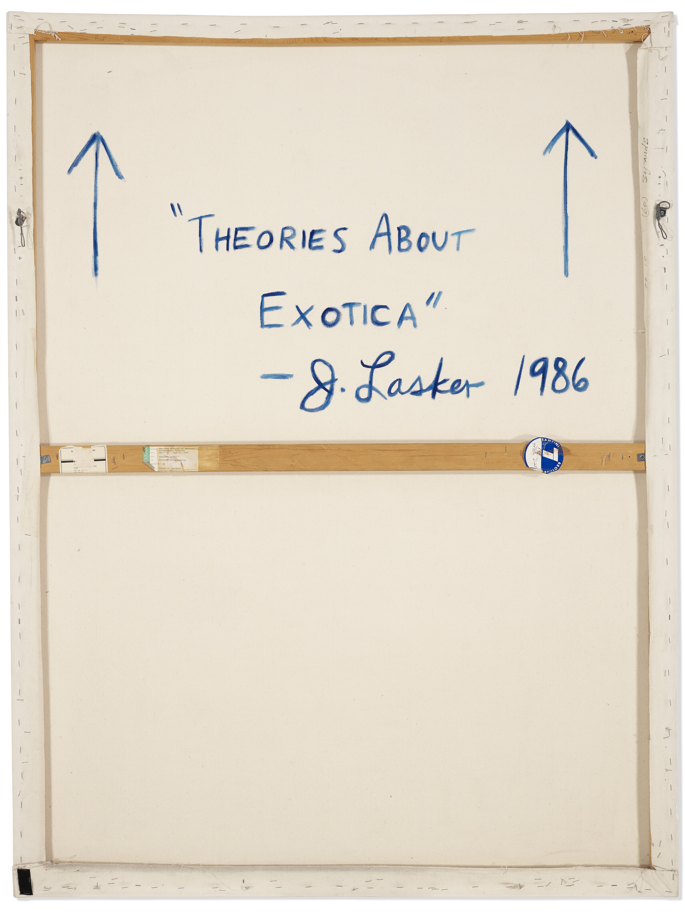 Artwork by Jonathan Lasker, Theories About Exotica, Made of oil on canvas