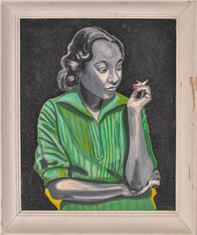 Portrait of Woman With Cigarette - Eric Anderson