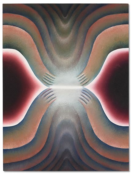 Swimmers by Loie Hollowell, 2015, Painted in 2015