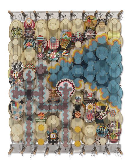 Cosmic Events and Casual Gestures by Jacob Hashimoto, 2012, Executed in 2012